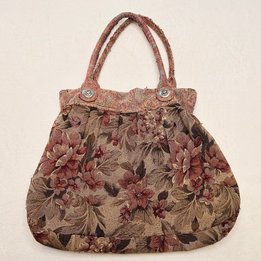 Vintage Urban Outfitters Tapestry Bag (Y2K | Cottagecore | Coquette Academia)